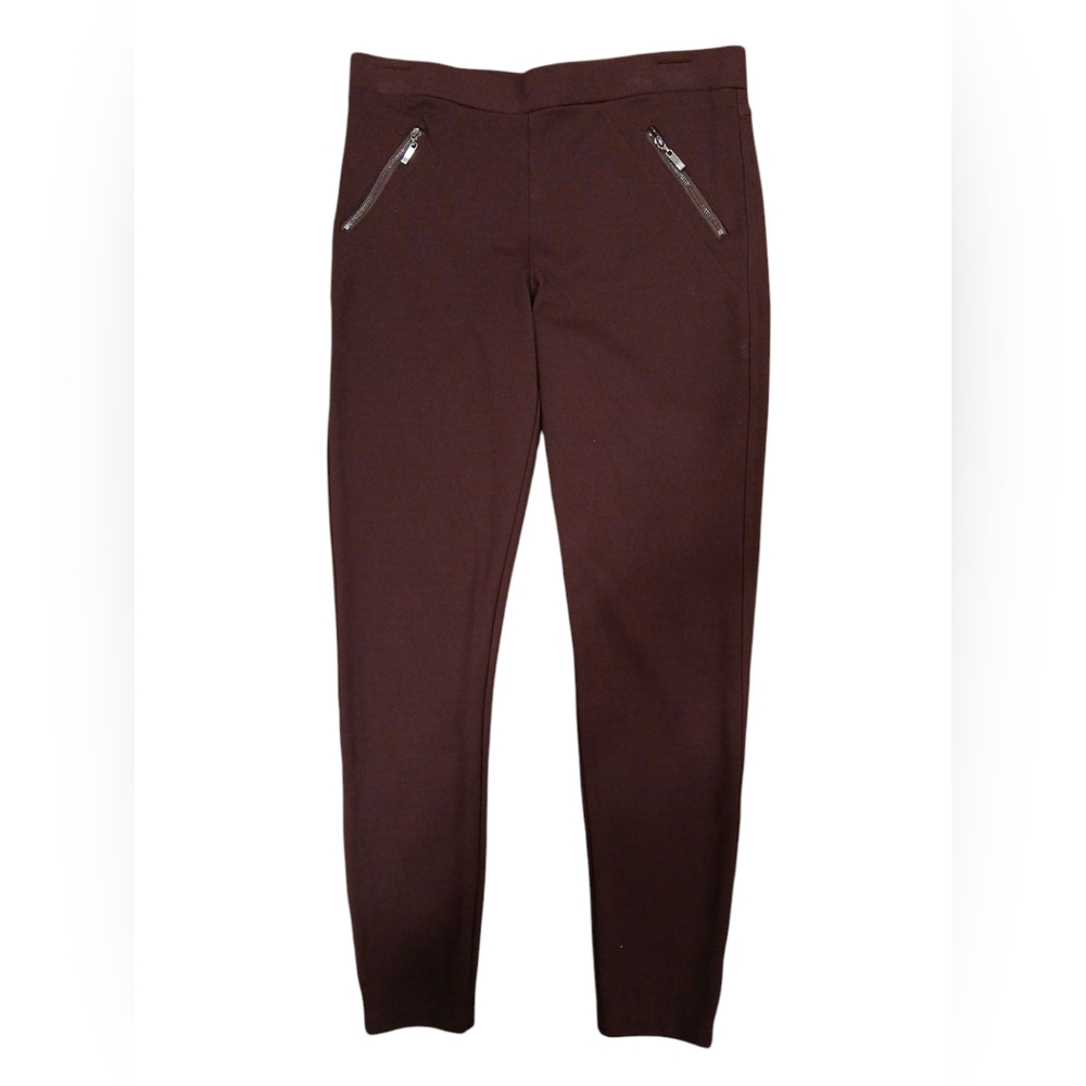 Pre-Owned Matty M Deep Burgandy Stretch Pants